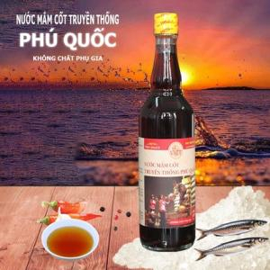 Nước Mắm Cốt Truyền Thống Phú Quốc 40N – Chai 520ml